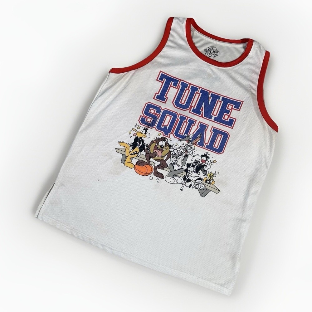 Space‎ Jam Tune Squad Bugs Bunny Jersey #1 Looney Tunes Basketball Jersey XL
